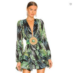 Jungle Ruffle Mini Dress